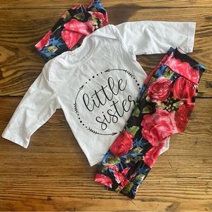 Little Sister Onesie Outfit